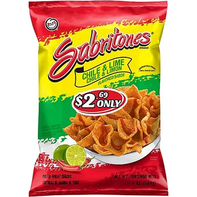 Sabritones Chile & Lime 4oz Bag
