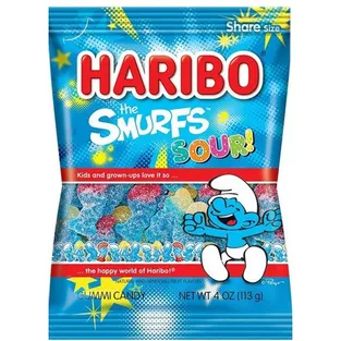 Haribo Candy Smurfs