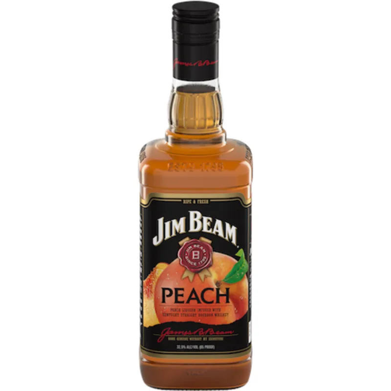Jim Beam Peach Liqueur Infused With Kentucky Straight Bourbon Whiskey view 1
