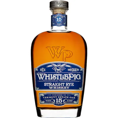 WhistlePig Straight Rye Whiskey 15 Year 750mL