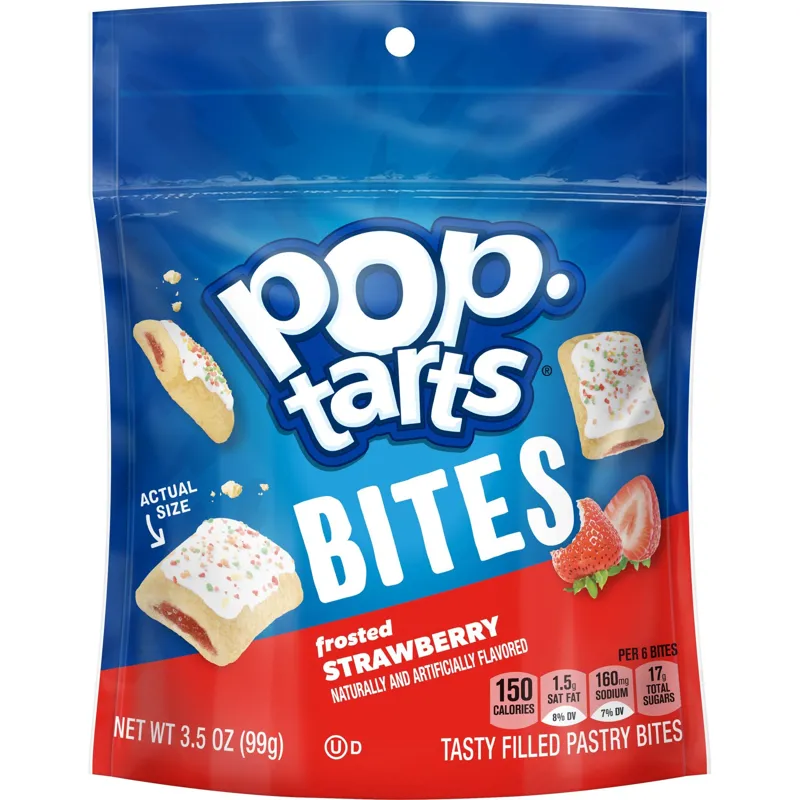 Kellogg's Pop-Tarts Bites Frosted Strawberry Bag view 1