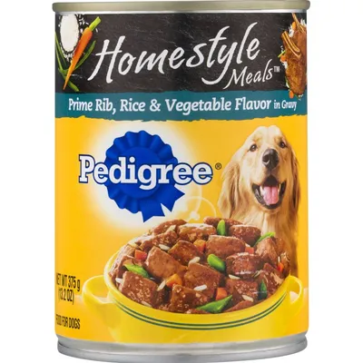Pedigree Choice Cuts Prime Rib Rice & Vegetable Flavor Dog Food 13.2oz Can