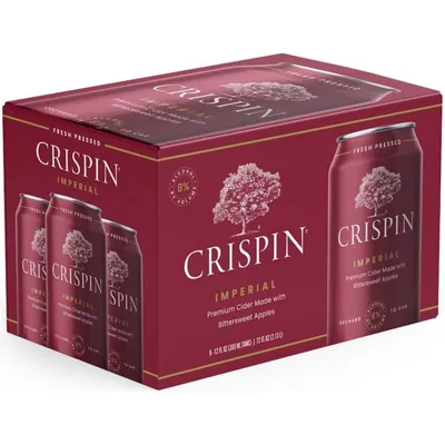 Crispin Imperial Hard Cider 6 Pack 12 oz Cans