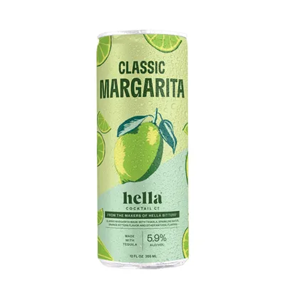 Hella Cocktail Co. Classic Margarita 12 oz can