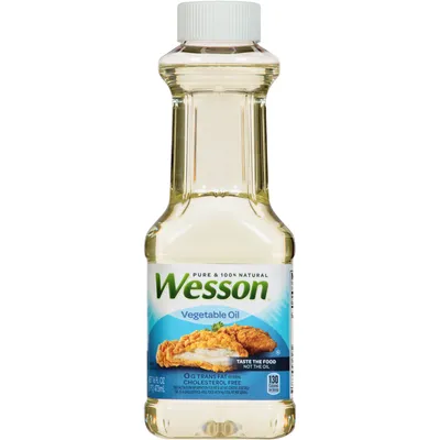 Wesson Vegetable Oil 16 oz Bottle