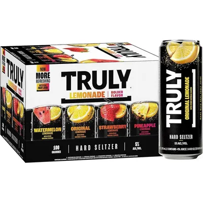 Truly Hard Seltzer Lemonade Variety Pack 12 Pack 12 oz Cans