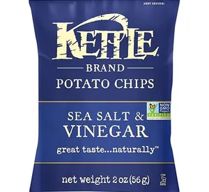 Kettle Brand Sea Salt & Vinegar Potato Chips 2oz Bag