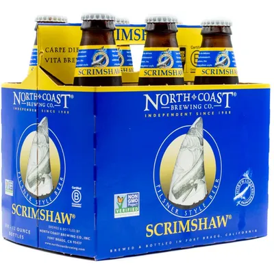 North Coast Scrimshaw Pilsner 6 Pack 12oz Bottles