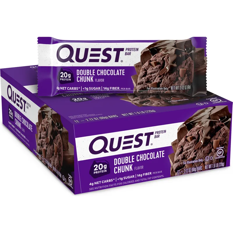 Quest Protein Bar Double Chocolate Chunk view 1