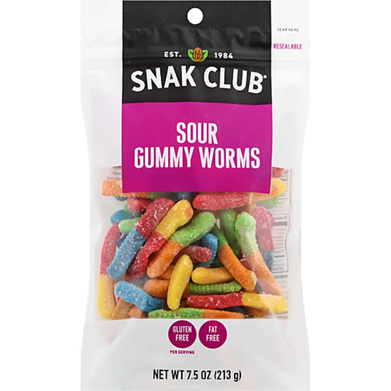 Snak Club Sour Worms Premium view 1