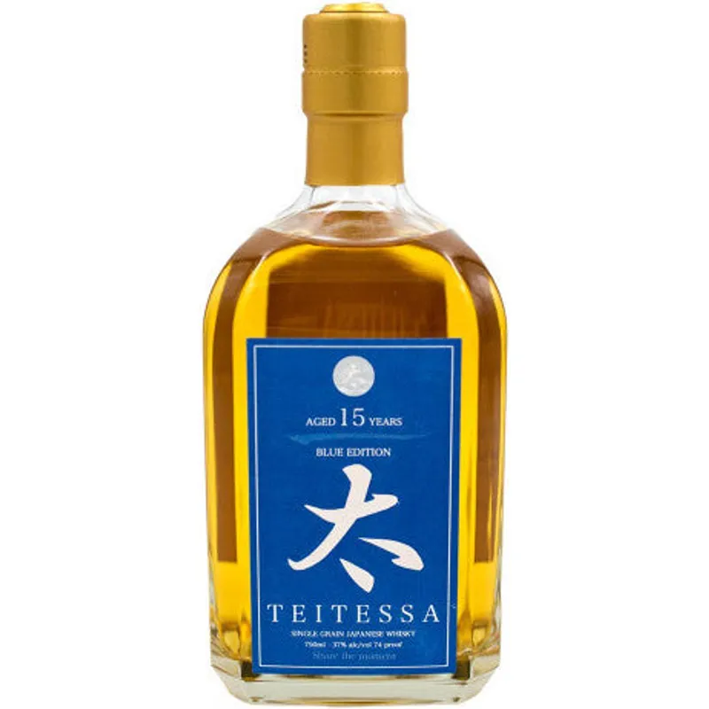 Teitessa Blue Edition Single Grain Japanese Whiskey 15 Years Old view 1