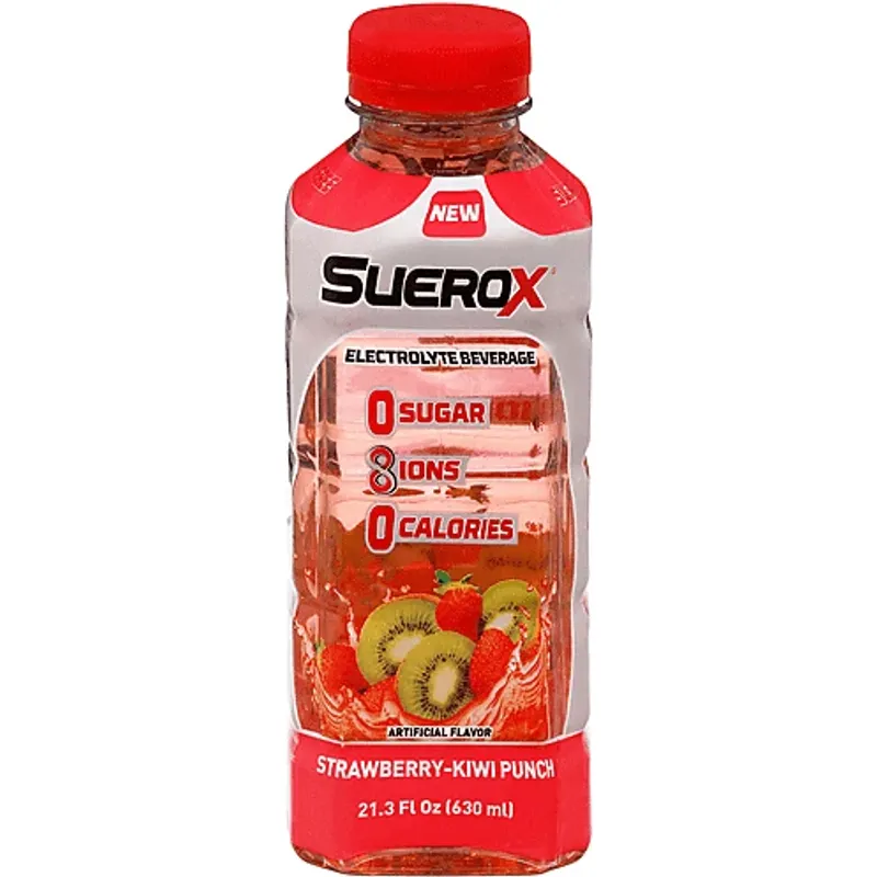 SueroX Electrolyte Strawberry-Kiwi Punch Beverage Plastic view 1