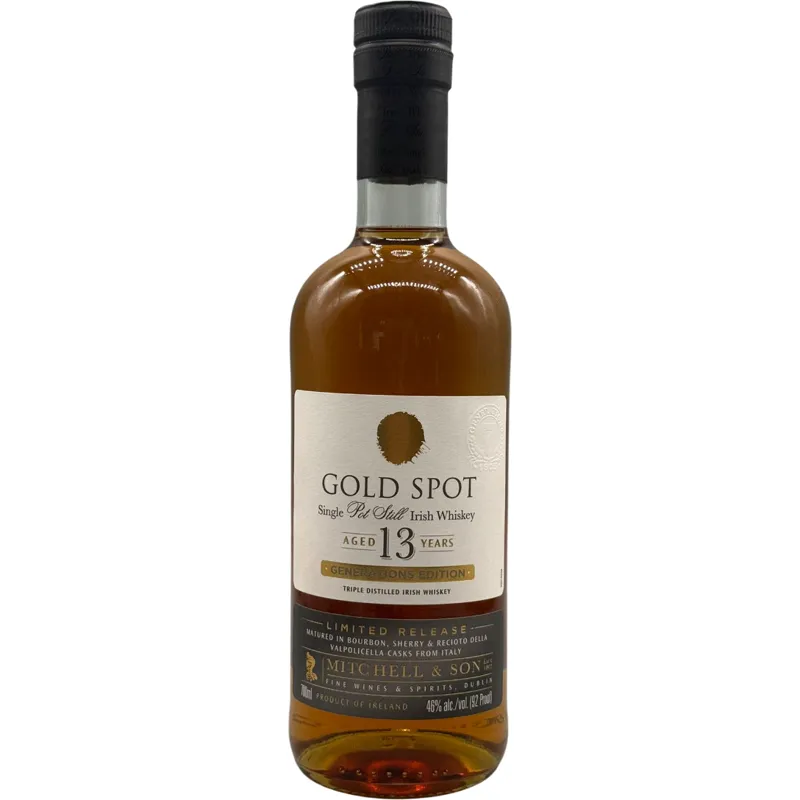 Gold Spot Single Pot Still Irish Whiskey 13 Year view 1