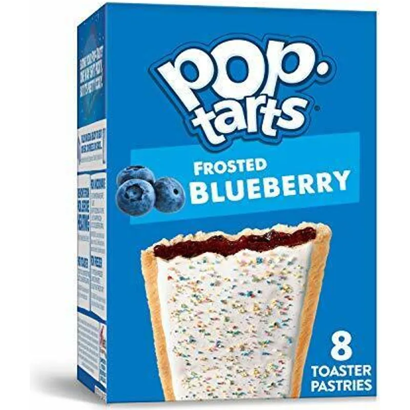 Pop Tarts Breakfast Toaster Pastries Frosted Blueberry Box view 1