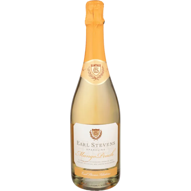 Earl Stevens Sparkling Mango Peach Flavored Wine view 1
