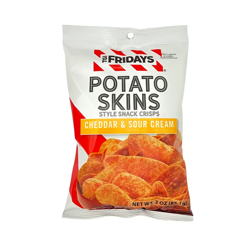 TGI Fridays Cheddar & Sour Cream Potato Skins Bag view 1