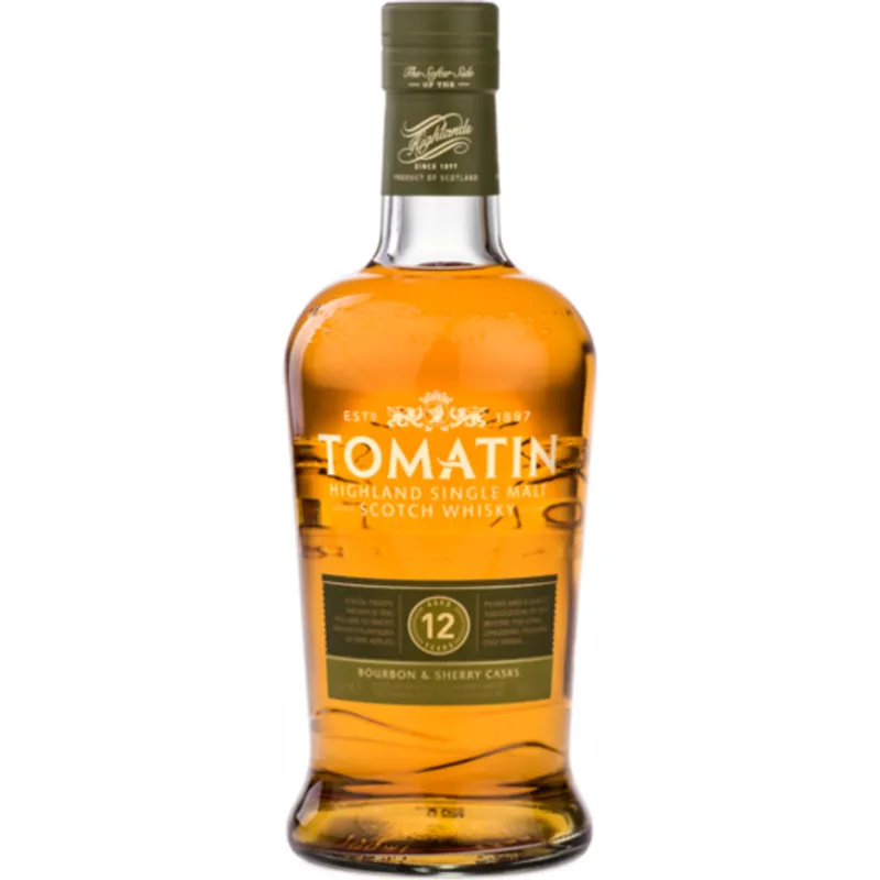 Tomatin Single Highland Malt Scotch Whisky 12 Year view 1