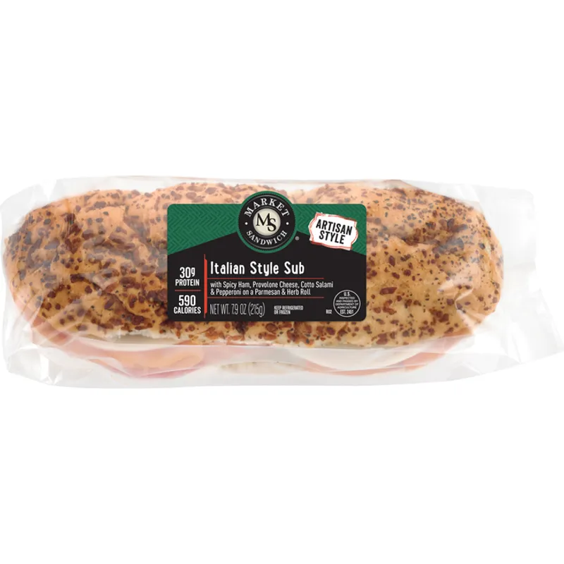 Market Sandwich Melster Deli Express Italian Sub Sandwich view 1