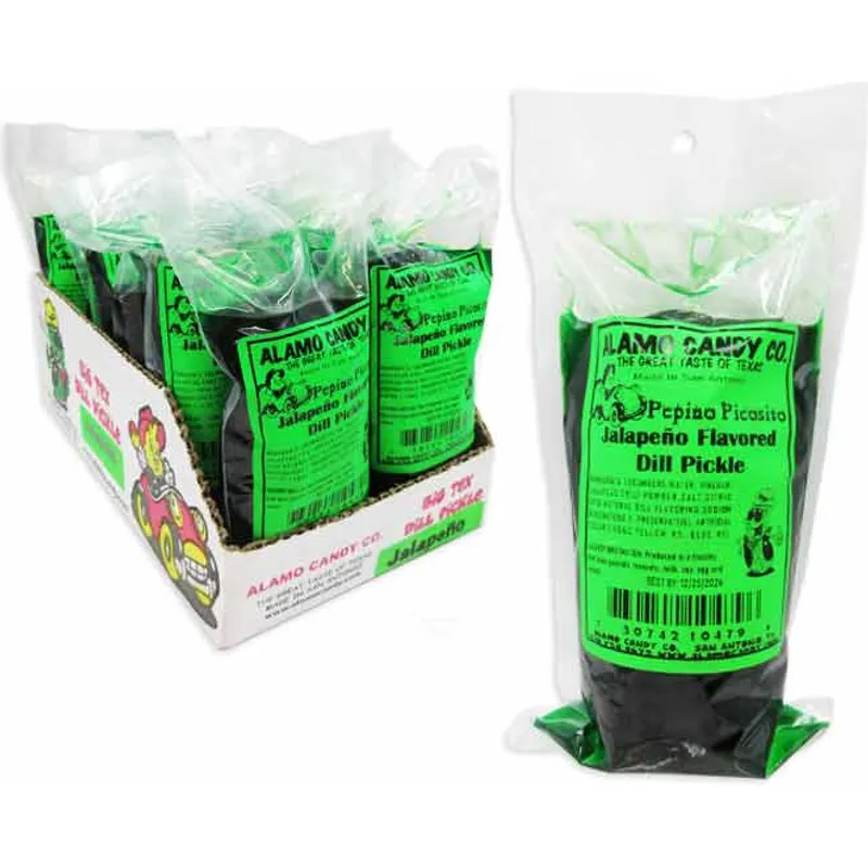 Alamo Candy Big Tex Dill Pickle - Jalapeno view 1