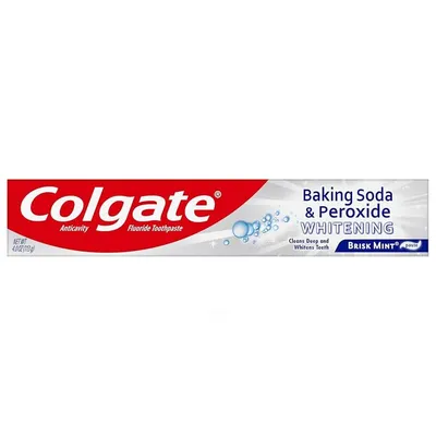 Colgate Baking Soda & Peroxide Whitening Toothpaste Brisk Mint 8 oz