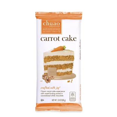 Chuao Chocolatier Carrot Cake White Chocolate Bar 2.8 oz