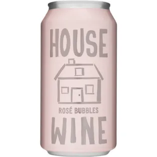 House Wine Rose Bubbles Rose Blend Aluminium