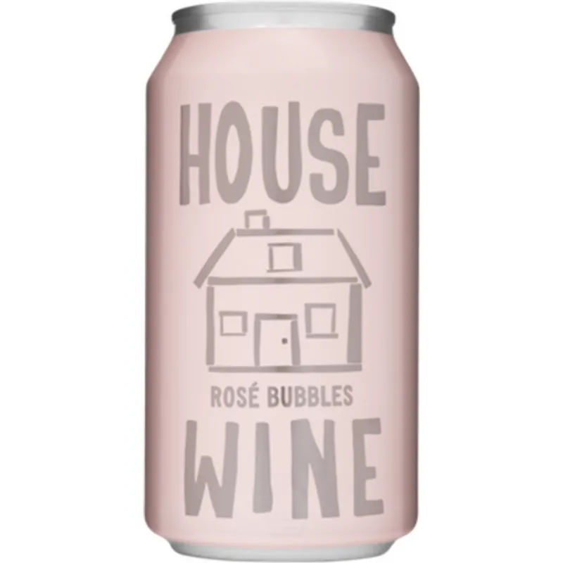 House Wine Rose Bubbles Rose Blend Aluminium view 1