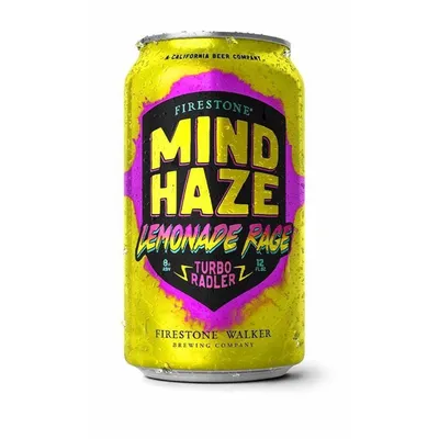 Firestone Walker Mind Haze Lemonade Rage Turbo Radler 19.2 oz can