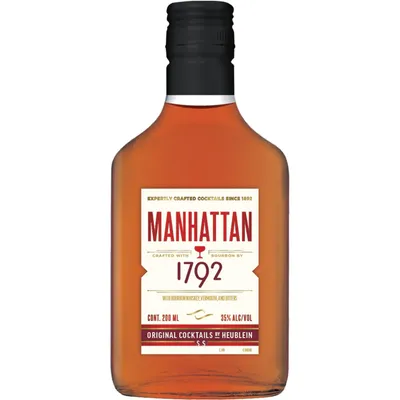 Heublein 1792 Manhattan Bourbon 200ml Bottle