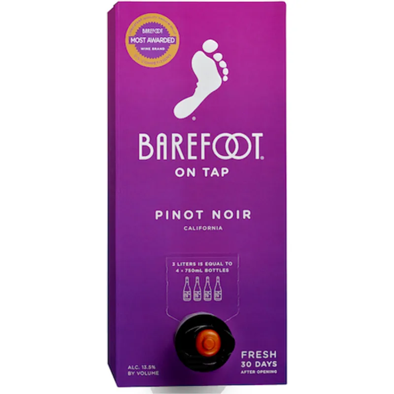 Barefoot On Tap Pinot Noir Box view 1