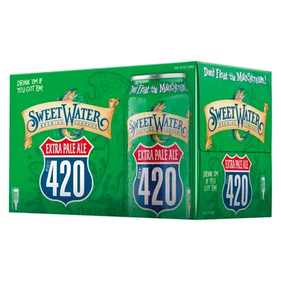 SweetWater 420 Extra Pale Ale 6 Pack 72 oz Cans
