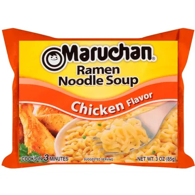 Maruchan Chicken Flavor Ramen Noodles 3oz Pouch