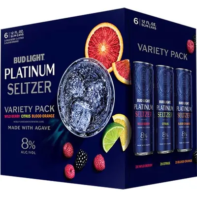 Bud Light Platinum Seltzer Variety 12oz Box