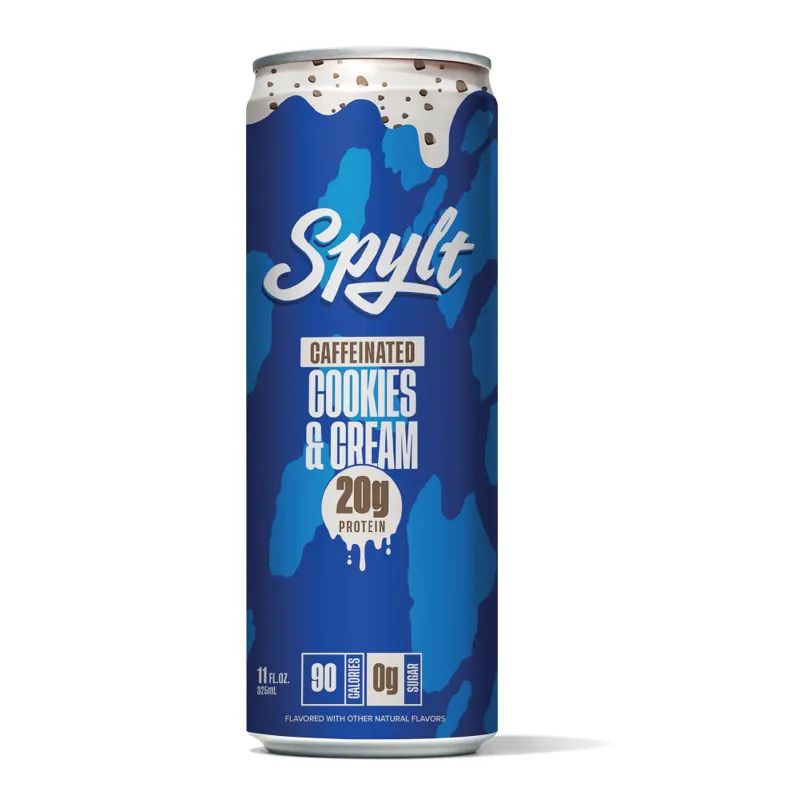 SPYLT Caffeinated Cookies & Cream Protein Drink view 1