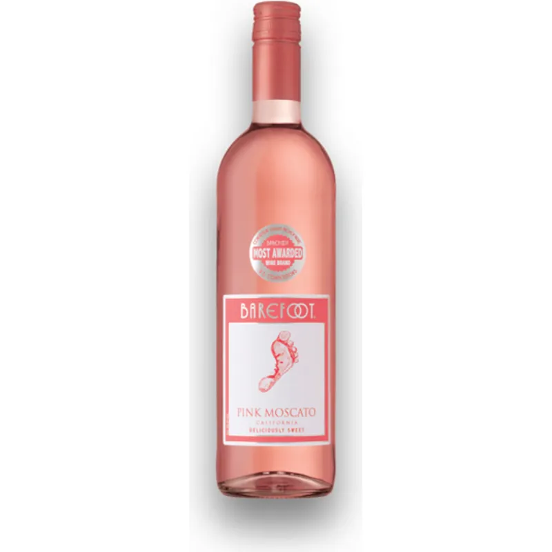 Barefoot Pink Moscato view 1