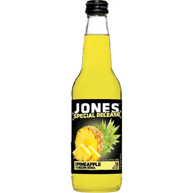 Jones Soda Pineapple Cream Soda view 1