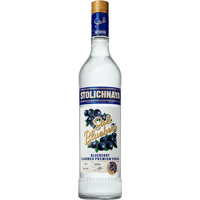 Stolichnaya Stoli Blueberi Vodka view 1
