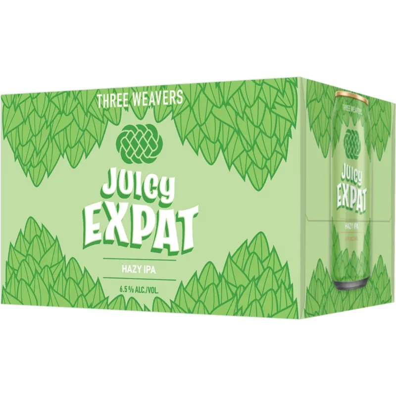Three Weavers Juicy Expat Hazy IPA view 1