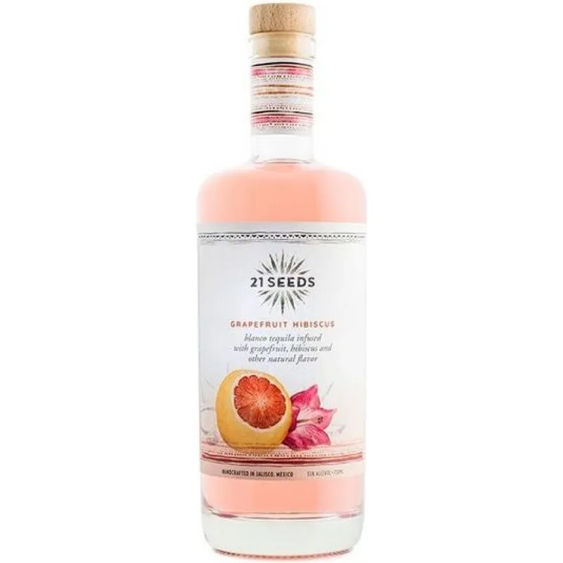 21 Seeds Grapefruit Hibiscus Blanco Tequila view 1
