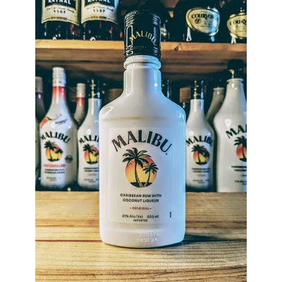 Malibu Caribbean Rum with Coconut Liqueur 200mL
