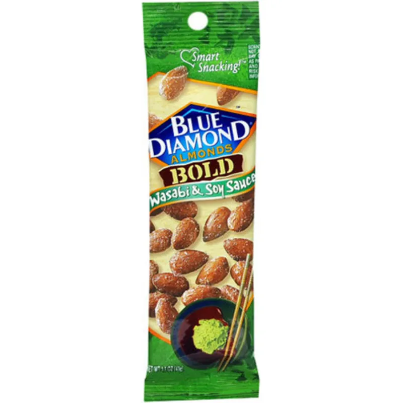 Blue Diamond Bold Almonds Wasabi & Soy Sauce view 1