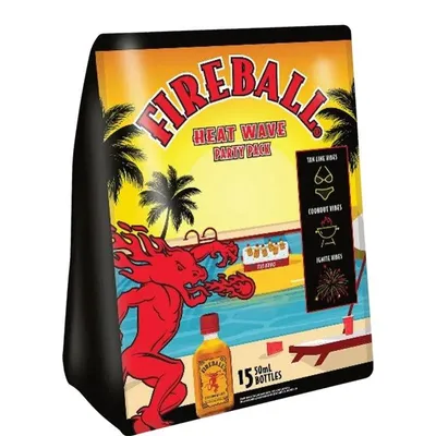 Fireball Cinnamon Whisky 15pk 50ml