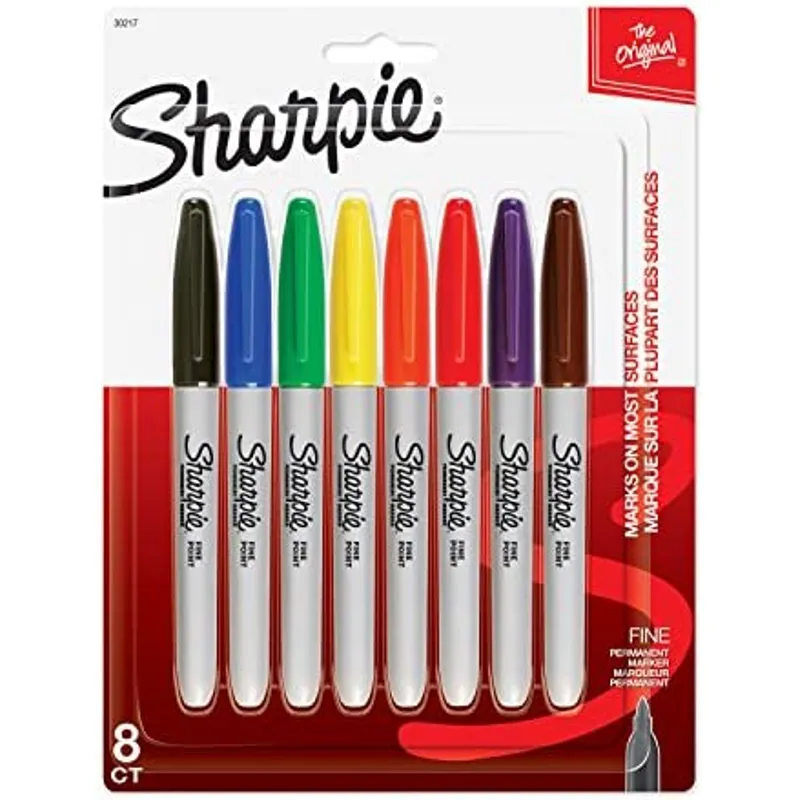 Sharpie Fine Point Assorted Color Permanent Markers view 1