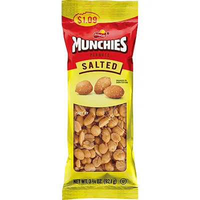 Munchies Salted Peanuts 3.25oz Bag