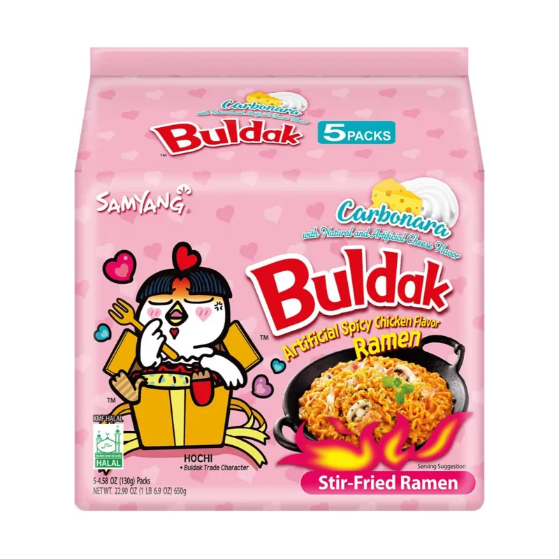 Samyang Hot Chicken Ramen Carbonara Flavor view 1