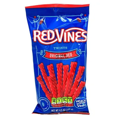 Red Vines Original Red Twists Candy 4.5 oz Bag