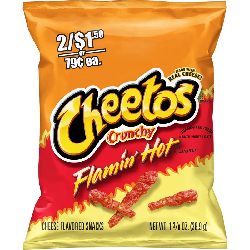 Cheetos Crunchy Flamin' Hot Bag view 1