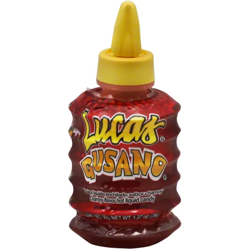Lucas Gusano Chamoy Flavored Hot Liquid Candy view 1