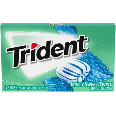 Trident Sugarfree Minty Sweet Twist 14 PC