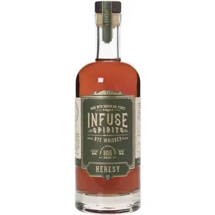 Infuse Spirits Heresy Rye Whiskey